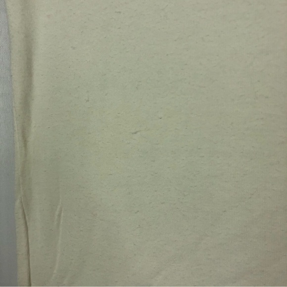 Banana Republic Off White V-Neck Y2K Short Sleeve Top M - Picture 4 of 4